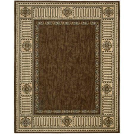 NOURISON Vallencierre Area Rug Collection Brown 3 Ft 6 In. X 5 Ft 6 In. Rectangle 99446619259